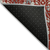 3' X 5' Red Ivory And Dark Gray Floral Washable Indoor Outdoor Area Rug