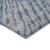 3' X 5' Blue Gray And Silver Abstract Washable Indoor Outdoor Area Rug