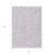 3' X 5' Lavender And Ivory Floral Washable Indoor Outdoor Area Rug - Lavender, Ivory