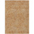 5' X 8' Copper And Beige Abstract Washable Indoor Outdoor Area Rug