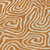 5' X 8' Copper And Beige Abstract Washable Indoor Outdoor Area Rug