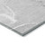 3' X 5' Gray Abstract Washable Non Skid Indoor Outdoor Area Rug - 606114969471