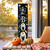36" Black And White Solid Wood Boo Halloween Skeleton Porch Sign