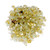 Gold Round Reflective Fire Pit Glass