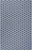 4' X 6' Blue And Ivory Geometric Indoor Outdoor Area Rug - Blue, Ivory