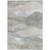5' X 8' Beige And Gray Abstract Washable Indoor Outdoor Area Rug - Beige, Gray