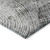 3' X 5' Gray Taupe And Silver Abstract Washable Indoor Outdoor Area Rug