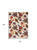 4' X 6' Gray Blue and Orange Floral Non Skid Indoor Outdoor Area Rug