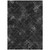 5' X 8' Charcoal Gray And Silver Geometric Washable Indoor Outdoor Area Rug Transitional Style - Charcoal, Gray, Silver Color