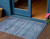 3' X 5' Denim Blue And Sky Blue Abstract Washable Indoor Outdoor Area Rug - Denim Blue, Sky Blue