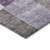 5' X 8' Eggplant Black And Lavender Geometric Washable Indoor Outdoor Area Rug