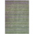 5' X 8' Olive Green And Purple Striped Washable Indoor Outdoor Area Rug