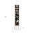 42" Black Orange And White Solid Wood Trick or Treat Halloween Witch Garden Stake