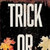 42" Black Orange And White Solid Wood Trick or Treat Halloween Witch Garden Stake