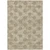 3' X 5' Gold And Taupe Damask Washable Indoor Outdoor Area Rug