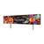36" Black Orange And Purple Happy Halloween  Solid Wood Garden Stake