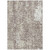 3' X 5' Taupe And Ivory Abstract Washable Indoor Outdoor Area Rug Transitional Style - Taupe, Ivory Color