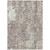 3' X 5' Taupe And Ivory Abstract Washable Indoor Outdoor Area Rug