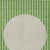 5' X 8' Green And Gray Striped Washable Indoor Outdoor Area Rug Transitional Style - Green, Gray Color