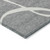 3' X 5' Gray And Ivory Abstract Washable Indoor Outdoor Area Rug Transitional Style - Gray, Ivory Color