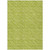 5' X 8' Moss Green Geometric Washable Non Skid Indoor Outdoor Area Rug