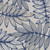 4' X 6' Navy Blue And Ivory Botanical Leaves Indoor Outdoor Area Rug