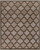 8' X 10' Dark Brown And Light Brown Trellis Indoor Outdoor Area Rug