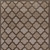 8' X 10' Dark Brown And Light Brown Trellis Indoor Outdoor Area Rug
