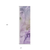 2' X 8' Purple Abstract Washable Indoor Outdoor Runner Rug