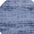 6' Denim Blue And Navy Blue Round Abstract Indoor Outdoor Area Rug