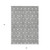 3' X 5' Gray And Light Gray Geometric Washable Indoor Outdoor Area Rug