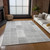 5' X 8' Silver Gray And Graphite Patchwork Washable Indoor Outdoor Area Rug