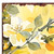 36" Yellow Chickadee Solid Wood Porch Sign