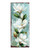 36" Blue Green And White Solid Wood Magnolia Porch Sign