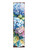 36" Blue Green And Purple Hydrangeas Solid Wood Porch Sign