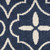 4' X 6' Navy Blue And Ivory Geometric Indoor Outdoor Area Rug - Navy Blue, Ivory