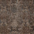 5' X 8' Brown Tan And Charcoal Damask Washable Indoor Outdoor Area Rug