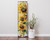 36" Brown Green And Yellow Solid Wood Sunflowers Porch Sign Home Accent