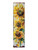 36" Brown Green And Yellow Solid Wood Sunflowers Porch Sign Home Accent