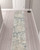 12' Blue and Gray Abstract Power Loom Runner Rug