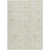 5' X 8' Ivory And Beige Floral Washable Indoor Outdoor Area Rug - Ivory, Beige
