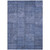 5' X 8' Denim Blue And Sky Blue Patchwork Washable Indoor Outdoor Area Rug