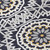 5' X 8' Black Ivory And Gray Floral Medallion Washable Indoor Outdoor Area Rug