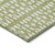 3' X 5' Sage And Ivory Geometric Washable Indoor Outdoor Area Rug - Sage, Ivory