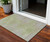 3' X 5' Sage And Artichoke Green Abstract Washable Indoor Outdoor Area Rug - Sage, Artichoke Green