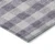 3' X 5' Lavender And Ivory Plaid Washable Indoor Outdoor Area Rug