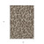 3' X 5' Brown And Beige Geometric Washable Indoor Outdoor Area Rug Transitional Style - Brown, Beige Color