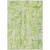 3' X 5' Lime Green And Ivory Abstract Washable Indoor Outdoor Area Rug - Lime Green, Ivory