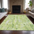 3' X 5' Lime Green And Ivory Abstract Washable Indoor Outdoor Area Rug - Lime Green, Ivory