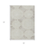 5' X 8' Taupe And Brown Geometric Washable Indoor Outdoor Area Rug